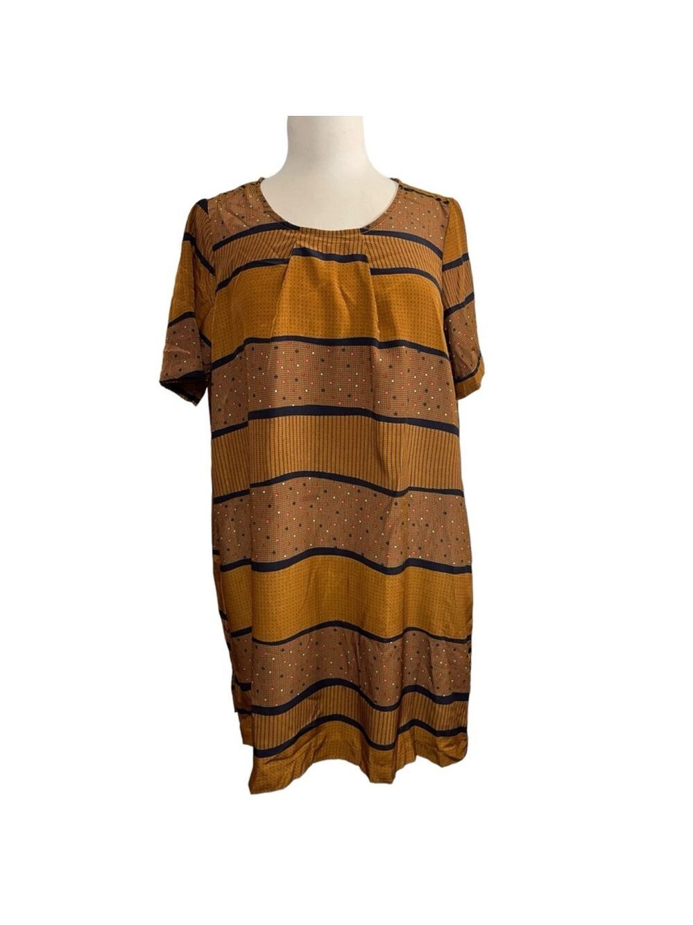 Women's Anthropologie Leonard St. Dress, Size M, Brown & Black